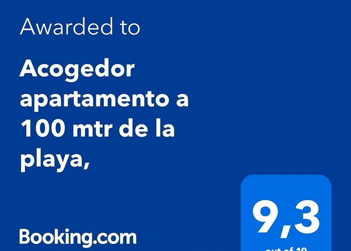Acogedor Apartamento A 100 Mtr De La Playa, 1 Dormitorio Y Salon Con Sofa Cama